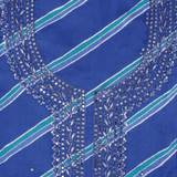 Bright Royal Blue Leheriya Cotton Suit Set