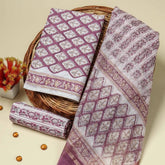 Movv Pure Kota Doria Dupatta Unstitched Suit Set