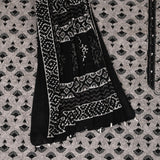 Abalone Grey Bagru Print Cotton Unstitched Salwar Suit