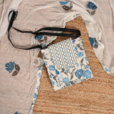 Admirable Blue Cotton Unstitched Salwar Suit