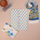 Bagru Print Cotton Unstitched Suit Set