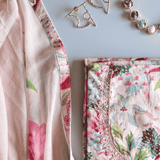 Blushy Pink Cotton Unstitched Suit Set
