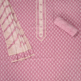 Charm Pink Cotton Suit Set