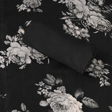 Coral Black Organza Unstitched Suit Set