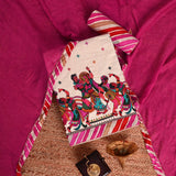 DholaMaru Embroidery Cotton Unstitched Salwar Suit