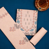 Digital Print Linen Unstitched Suit Set
