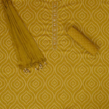 Dijon Mustard Bhandej Cotton Unstitched Salwar Suit