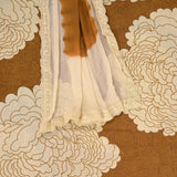 Dijon Yellow Open Print Unstiched Suit Set