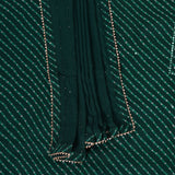 Evening Green Mothra Silk Unstitched Salwar Suit