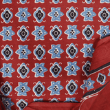 Exquisite Marron Ajrak Print Cotton Unstitched Suit Set