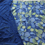 Favourite Blue Cotton Unstitched Suit Set