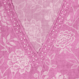 Gorgeous Pink Linen Unstitched Suit Set