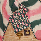 Green Ikhat Cotton Unstitched Salwar Unstitched Suit