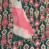 Green Ikhat Cotton Unstitched Salwar Unstitched Suit