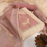 Handloom Jamdani Unstitched Suit Set