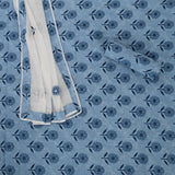 Indigo Blue Bagru Cotton Unstitched Suit Set