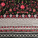 Black Georgette Karachi Unstitched Salwar Suit