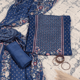 Kosa Silk Digital Print Unstitched Suit Set