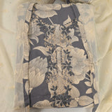 Lava Grey Floral Cotton Unstitched Suit Ste