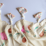 Multi Colour Embroidery Linen Unstitched Suit Set