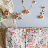 Multi Colour Embroidery Linen Unstitched Suit Set