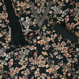Nori Flower Linen Cotton Unstitched Salwar Suit