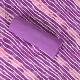 Orchid Leheriya Cotton Unstitched Salwar Suit