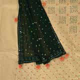 Pecan Pie French Knot Cotton Unstitched Suit Set