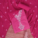 Queen Leheriya Mothda Cotton Unstitched Salwar Suit