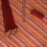 Rainbow Leheriya Muslin Unstitched Salwar Suit