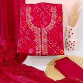 Rani Bhandej Cotton Unstitched Suit Set