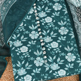 Sherpha Green Cotton Unstitched Salwar Suit