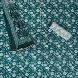 Sherpha Green Cotton Unstitched Salwar Suit