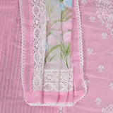 Softy Pink Kota Doriya Unstitched Salwar Suit