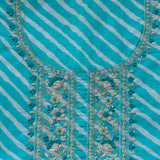 Soothing Leheriya Cotton Unstitched Suit Set