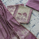 Soothing Tissue Silk Unstitched Suit Set