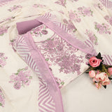Summery Moff Floral Cotton Unstitched Suit Set