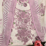 Summery Moff Floral Cotton Unstitched Suit Set