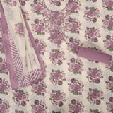 Summery Moff Floral Cotton Unstitched Suit Set