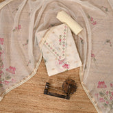 The Pleasent Lotus KotaDoriya Unstitched Suit Set