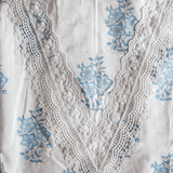 Wax White Mughal Print Cotton Unstitched Suit Set