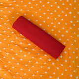 Yellow Red Phulkari Dupatta Suit Set