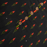 Blue Block Print Cotton Unstitched Salwar Suit