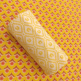 Lily Honey Unstitched Cotton Salwar Suit With Malmal Dupatta