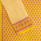 Lily Honey Unstitched Cotton Salwar Suit With Malmal Dupatta