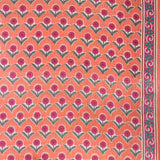 Lily Salmon Unstitched Cotton Rajasthani Salwar Suit With Malmal Dupatta