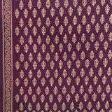 Vine Fount Unstitched Cotton Jaipuri Suit Set With Malmal Dupatta