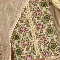 Ajrakh Print Cotton Unstitched Salwar Suit
