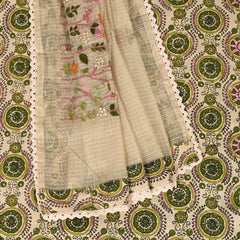 Ajrakh Print Cotton Unstitched Salwar Suit