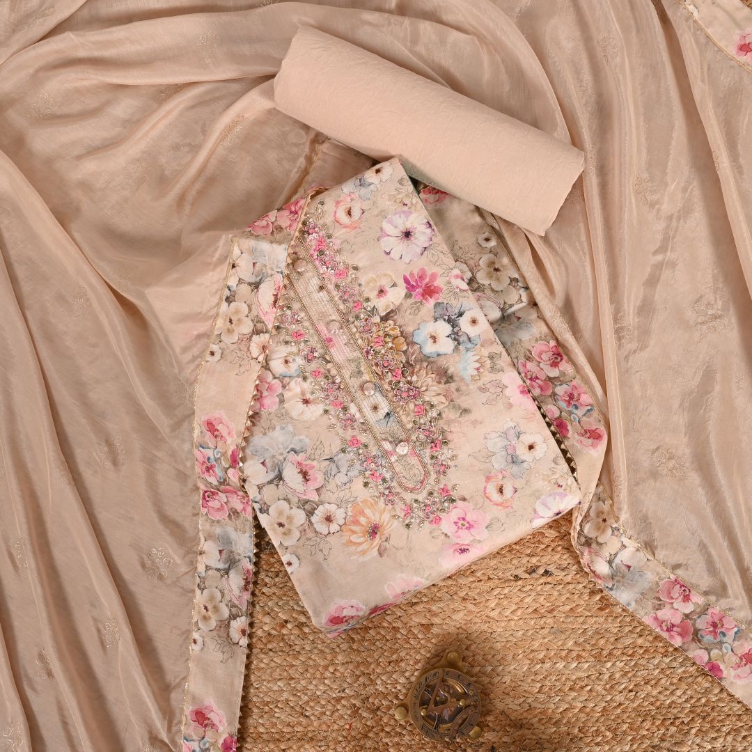 Banana Cream Linen Suit Set